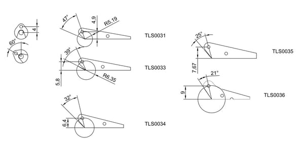 KST A12-T/S  LDS KIT Arm 4 mm#TLS3040