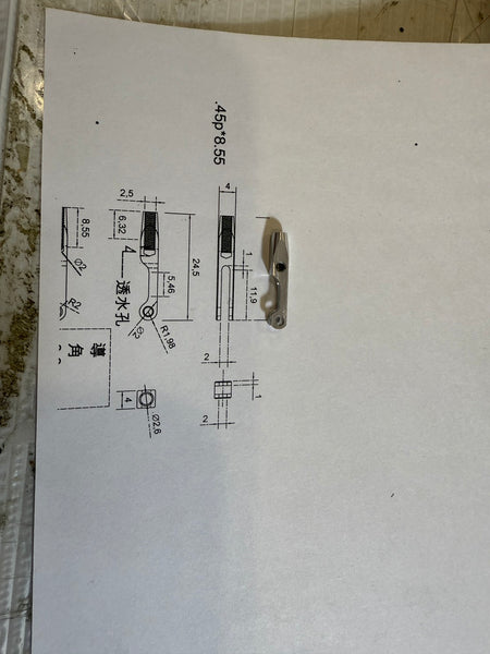 Aluminum Clevis Re Set - M3 Thread #TLS0023