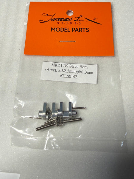MKS LDS Servo Horn(Arm:L 3.5/6.5mm)pin1.3mm #TLS0142(1 pair)