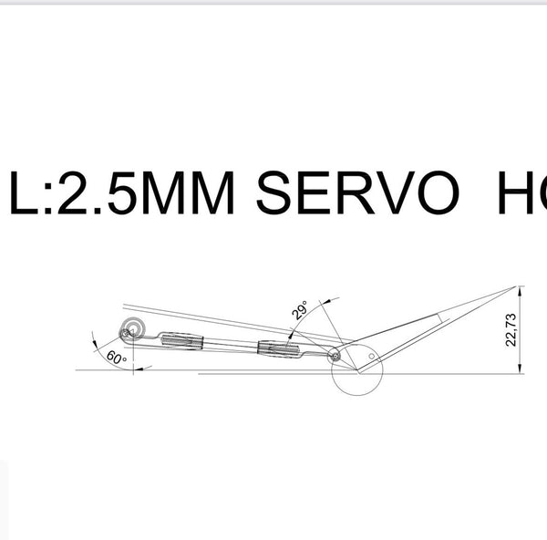CFK Control Horn H:5.83mm r:6.6mm(hole:D1.3mm) #TLS0047