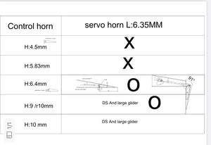 KST LDS KIT x10/mine (Servo Horn L:6.35mm) #K5-0635