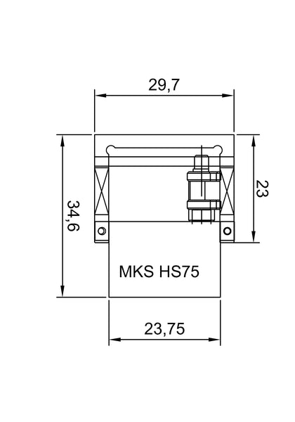 MKS LDS HS75 KIT (Arm L:2.5mm/4.3mm) #M4-2543-75